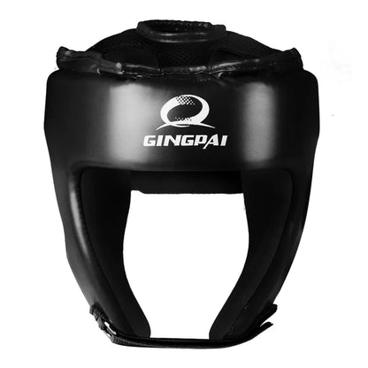 Black MMA Helmet – Kickboxing & Muay Thai Protection