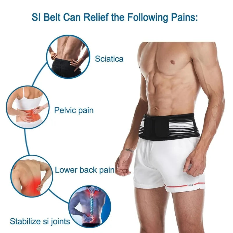 Adjustable Pelvic Support Belt Lower Back Brace