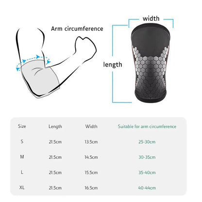 Elbow Compression Sleeves – Support for Lifting & Sports