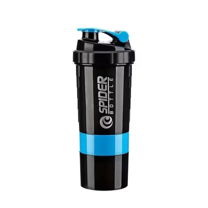 ShakeFuel Bottle 3-Layer — Protein Shaker Mixing Bottle