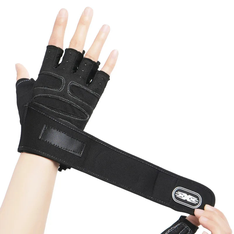 IronGrip Gloves Half-Finger — Fitness Weightlifting Gloves