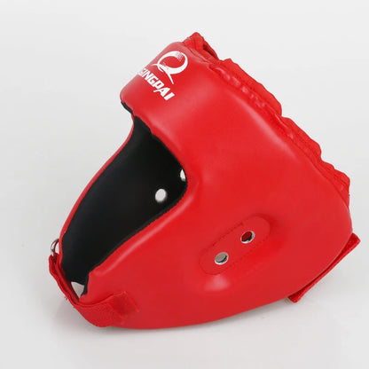 Black MMA Helmet – Kickboxing & Muay Thai Protection