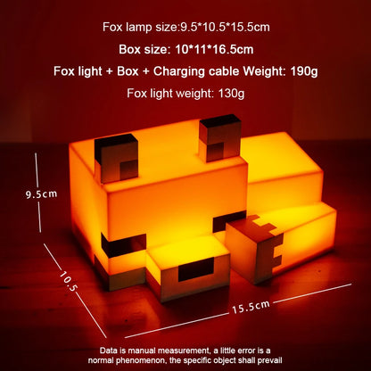 Minecraft Fox Glow Lamp 🦊✨