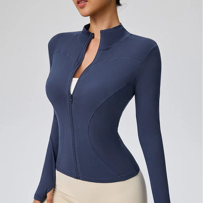 Women Quick Dry Sports Jacket Running Fitness Wear