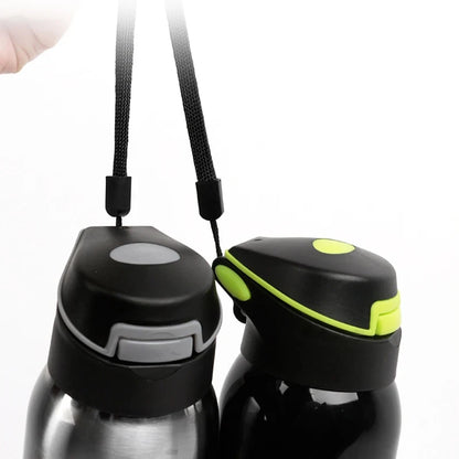 500ml Insulated Stainless Steel Water Bottle with Straw