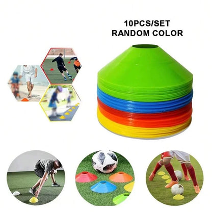 CoachCones 10/20/30pcs — Soccer Training Marker Discs & Cones Set