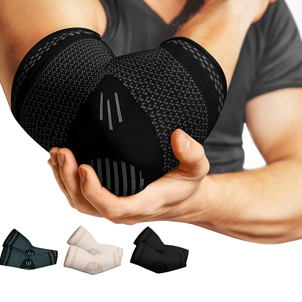 FlexGuard Elbow Brace — Elastic Compression Elbow Support