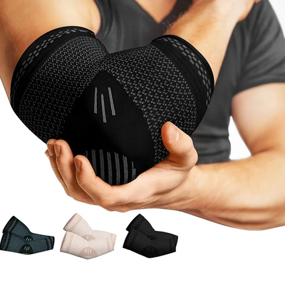 FlexGuard Elbow Brace — Elastic Compression Elbow Support
