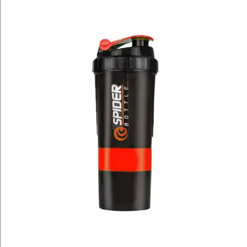 ShakeFuel Bottle 3-Layer — Protein Shaker Mixing Bottle
