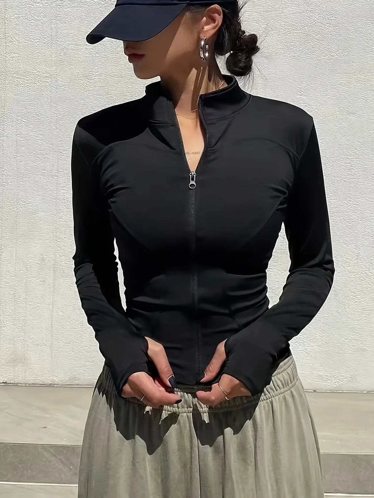 Women Quick Dry Sports Jacket Running Fitness Wear