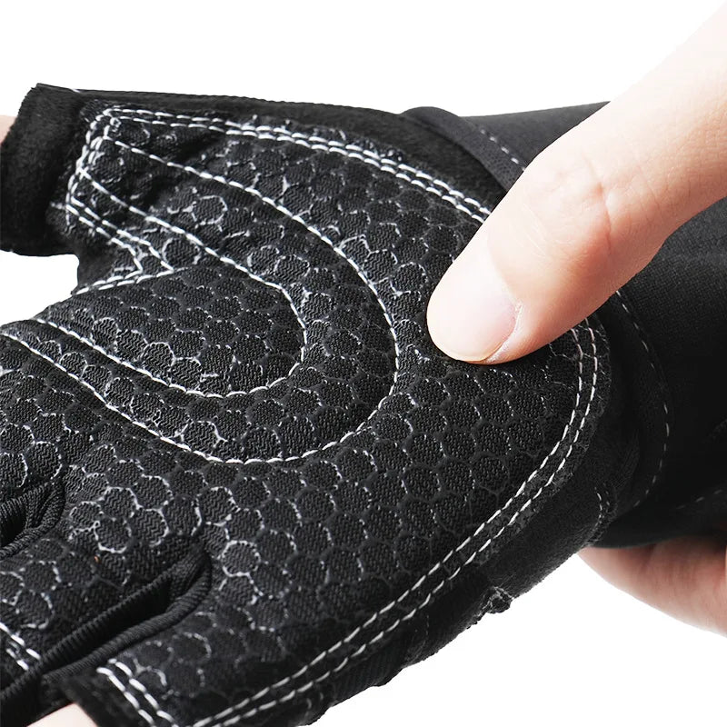 IronGrip Gloves Half-Finger — Fitness Weightlifting Gloves