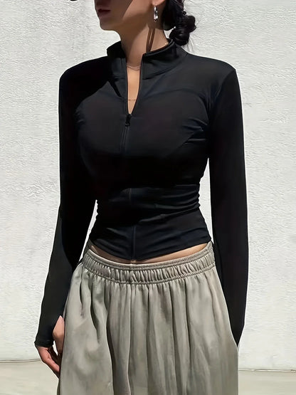 Women Quick Dry Sports Jacket Running Fitness Wear