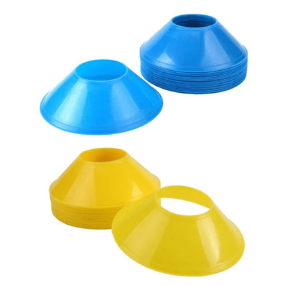 CoachCones 10/20/30pcs — Soccer Training Marker Discs & Cones Set