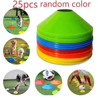CoachCones 10/20/30pcs — Soccer Training Marker Discs & Cones Set