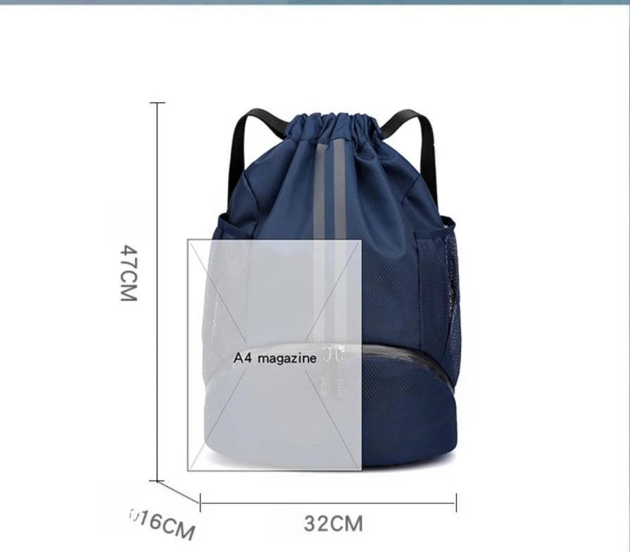 Wet/Dry Sports Bag for Gym and Travel