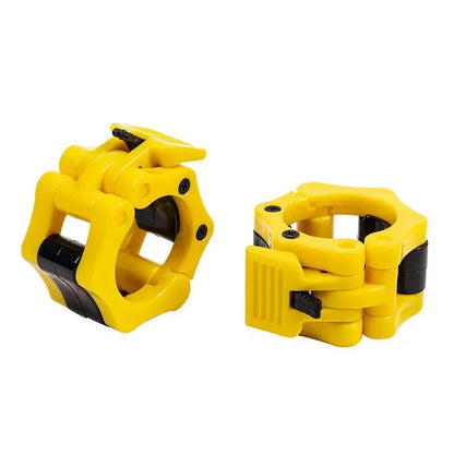 Quick Release Barbell Clamps – Secure Weight Plates Fas