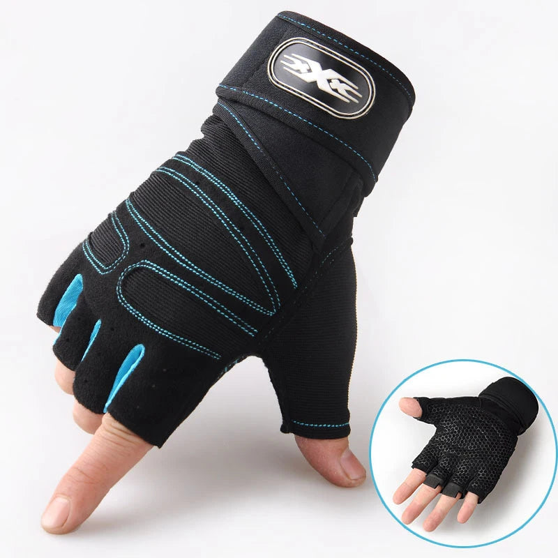 IronGrip Gloves Half-Finger — Fitness Weightlifting Gloves