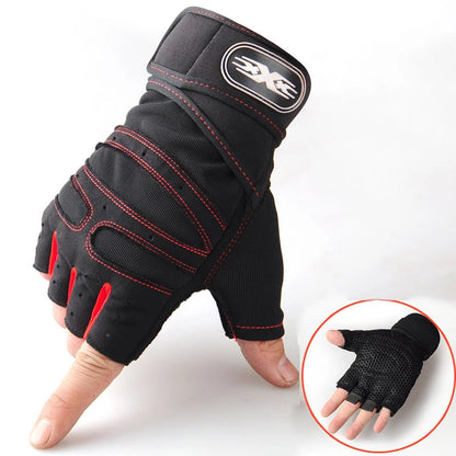 IronGrip Gloves Half-Finger — Fitness Weightlifting Gloves