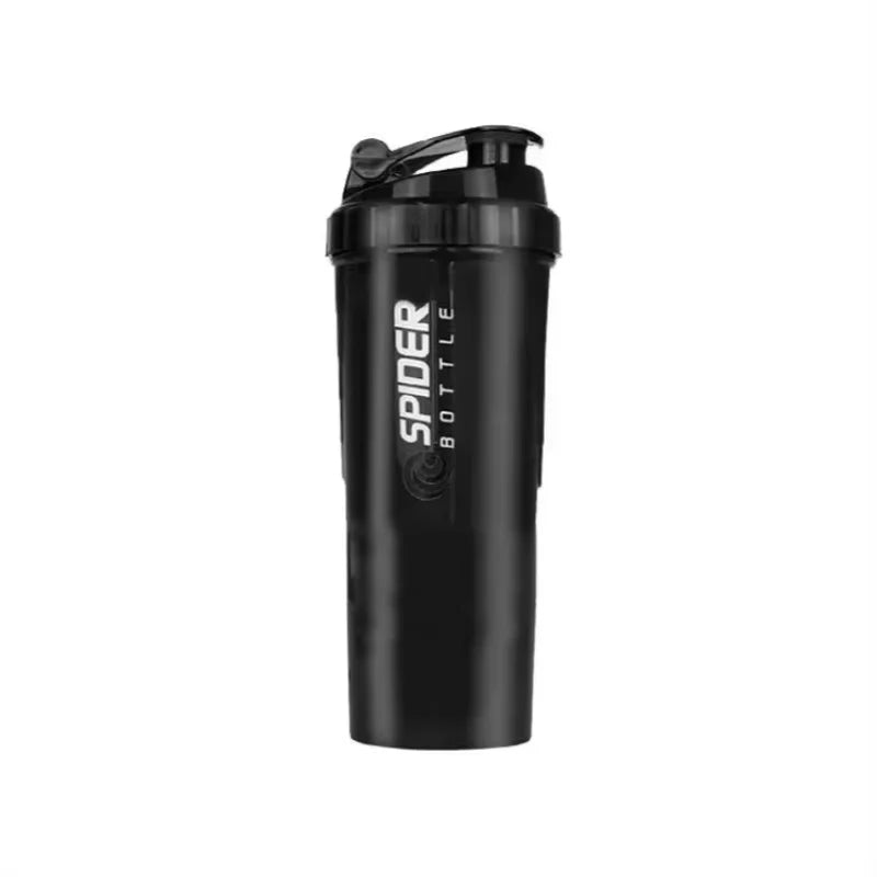 ShakeFuel Bottle 3-Layer — Protein Shaker Mixing Bottle