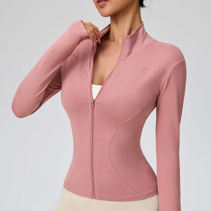 Women Quick Dry Sports Jacket Running Fitness Wear