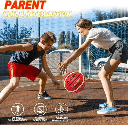 Molten XJ1000 Basketball – Durable Indoor/Outdoor PU Leather
