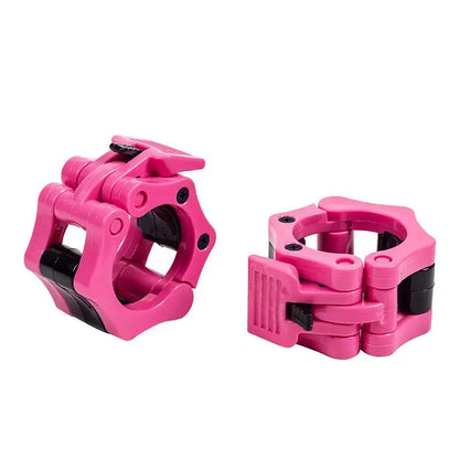 Quick Release Barbell Clamps – Secure Weight Plates Fas