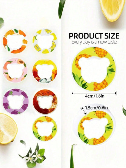 Gradient Air Water Bottle – Scented Flavor Hydration Cup 650ml (Pineapple 🍍, Peach 🍑, Orange 🍊, Grape 🍇, Lemon 🍋, Red Bull ⚡, Cola 🥤)