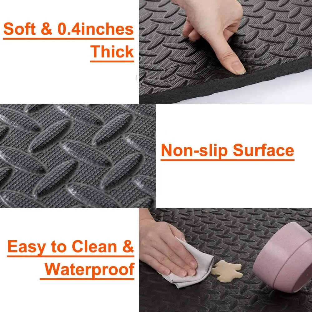 Interlocking EVA Floor Mat for Home Gym