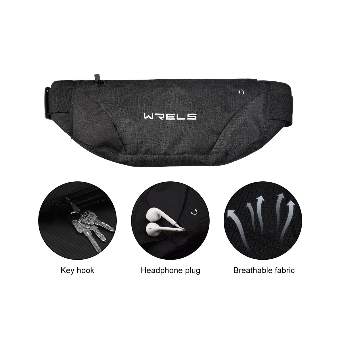 Ultra Thin Running Belt with Phone Holder