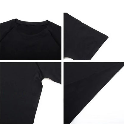Men Quick Dry Compression Shirt Running Gym Wear