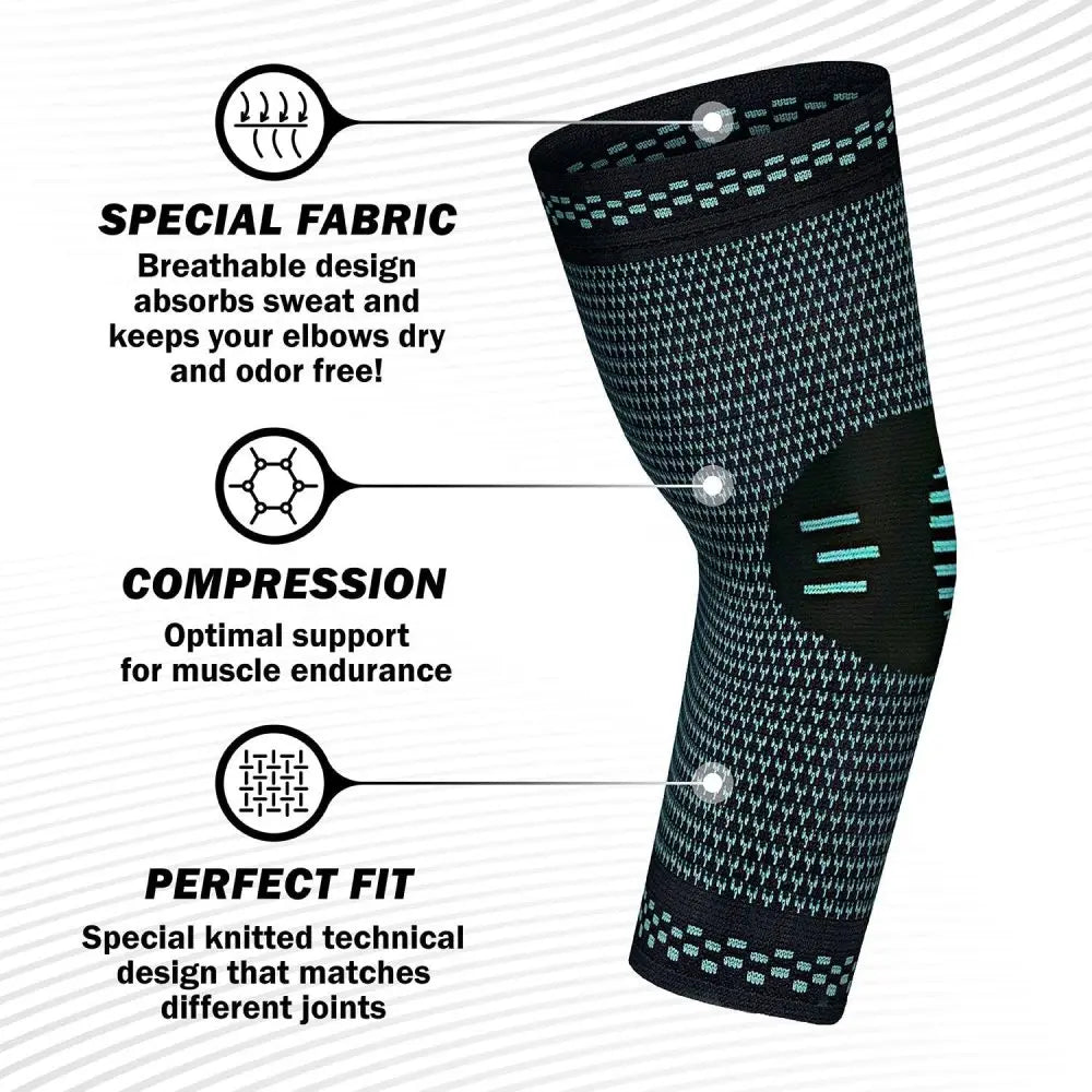 FlexGuard Elbow Brace — Elastic Compression Elbow Support