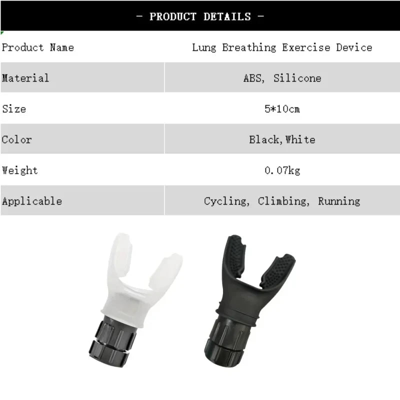 BreatheFit Pro — Adjustable Throat Resistance Breathing Trainer