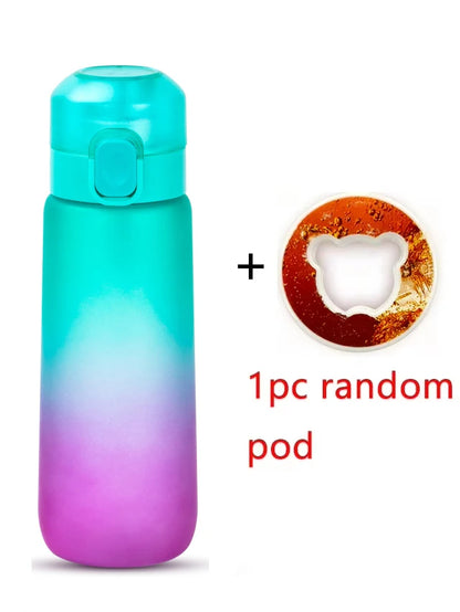 Aromatic Hydration Bottle 650ml (Pineapple 🍍, Peach 🍑, Orange 🍊, Grape 🍇, Lemon 🍋, Red Bull , Cola 🥤)