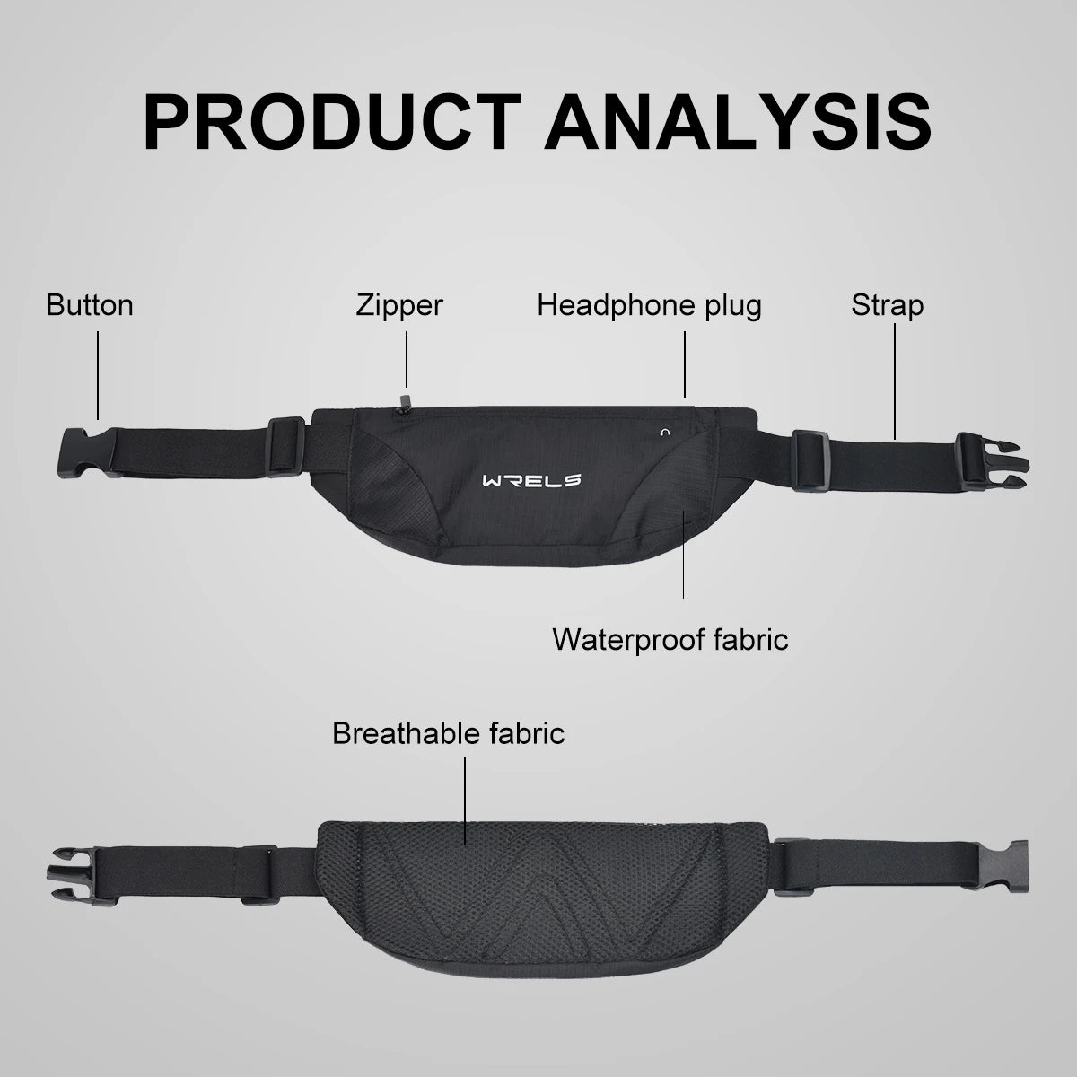 Ultra Thin Running Belt with Phone Holder