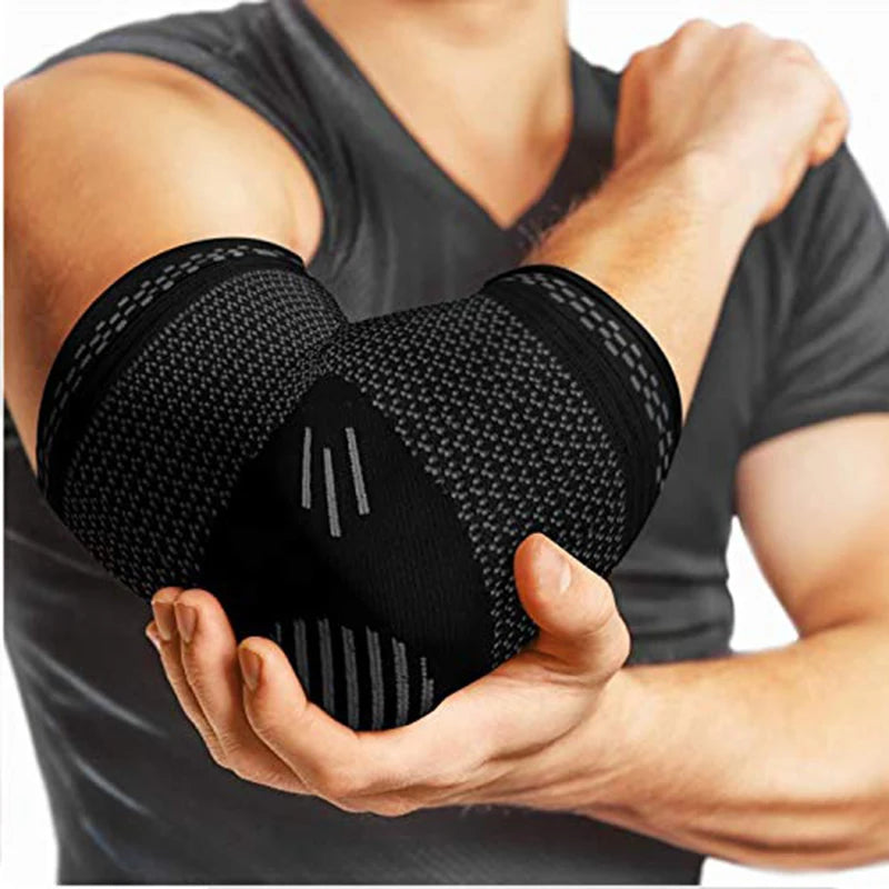FlexGuard Elbow Brace — Elastic Compression Elbow Support
