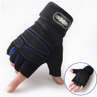 IronGrip Gloves Half-Finger — Fitness Weightlifting Gloves