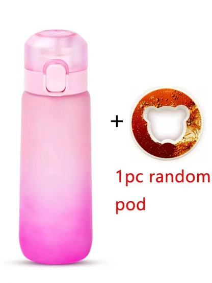Aromatic Hydration Bottle 650ml (Pineapple 🍍, Peach 🍑, Orange 🍊, Grape 🍇, Lemon 🍋, Red Bull , Cola 🥤)