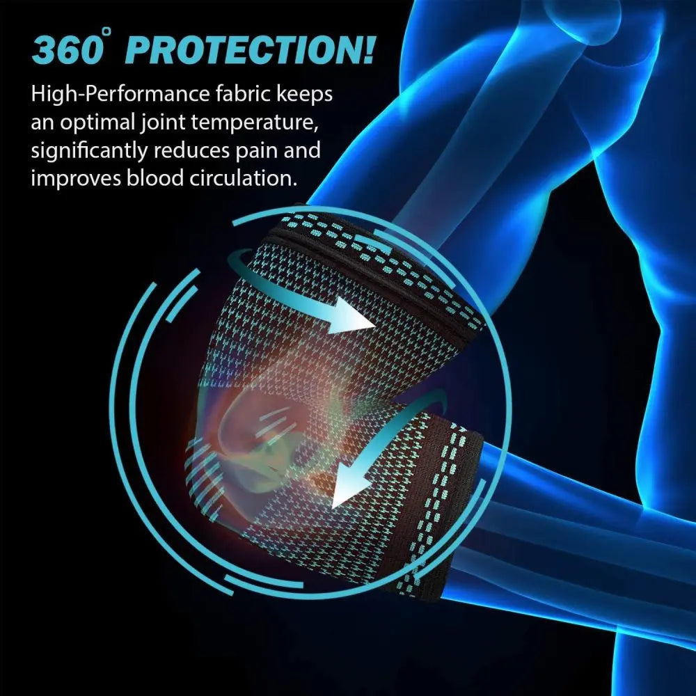 FlexGuard Elbow Brace — Elastic Compression Elbow Support