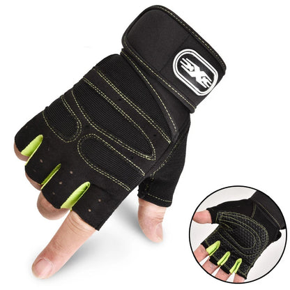 IronGrip Gloves Half-Finger — Fitness Weightlifting Gloves