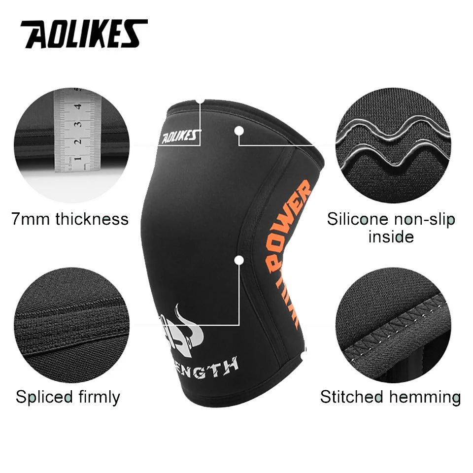 KneeShield Pro 7mm — Neoprene Weightlifting Knee Sleeve