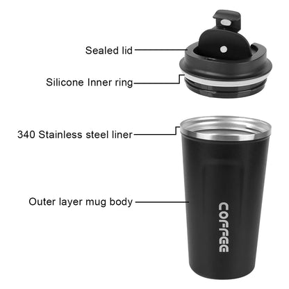 Coffee Thermos 380/510ml for On-the-Go