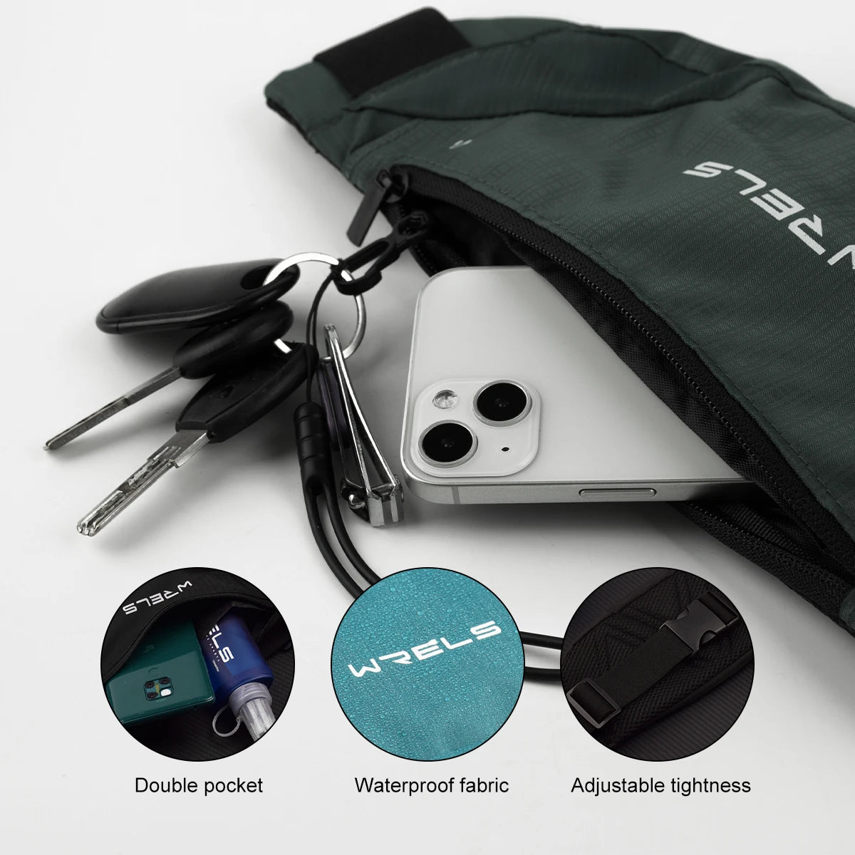 Ultra Thin Running Belt with Phone Holder
