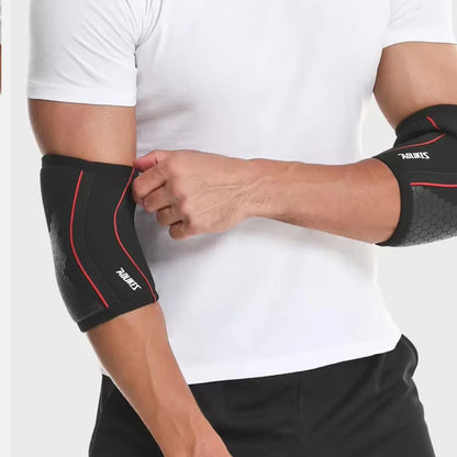 Elbow Compression Sleeves – Support for Lifting & Sports