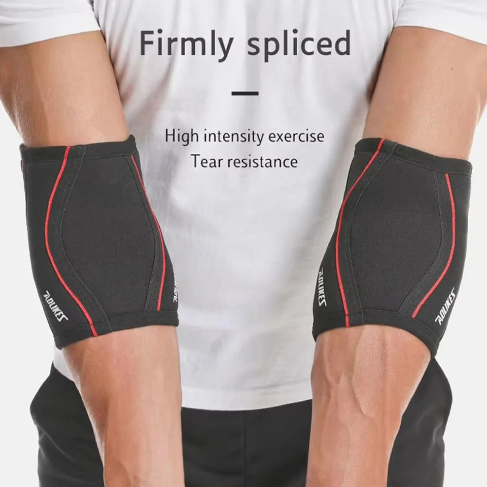 Elbow Compression Sleeves – Support for Lifting & Sports