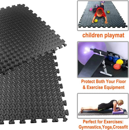 Interlocking EVA Floor Mat for Home Gym
