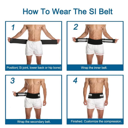 Adjustable Pelvic Support Belt Lower Back Brace