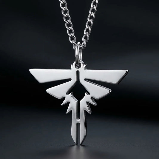 Collar de acero de titanio nuevo más vendido de Final Survivor, colgante de acero inoxidable, regalo, accesorios de juego, accesorios periféricos